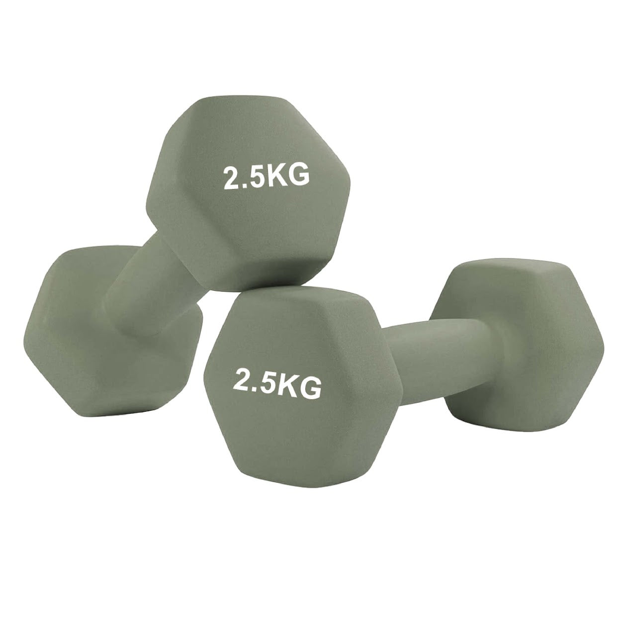 Non‑Slip Neoprene Hex Dumbbells – Anti‑Roll Free Weights for Strength Training, Toning, and Safe Storage in Compact Home Gym Spaces