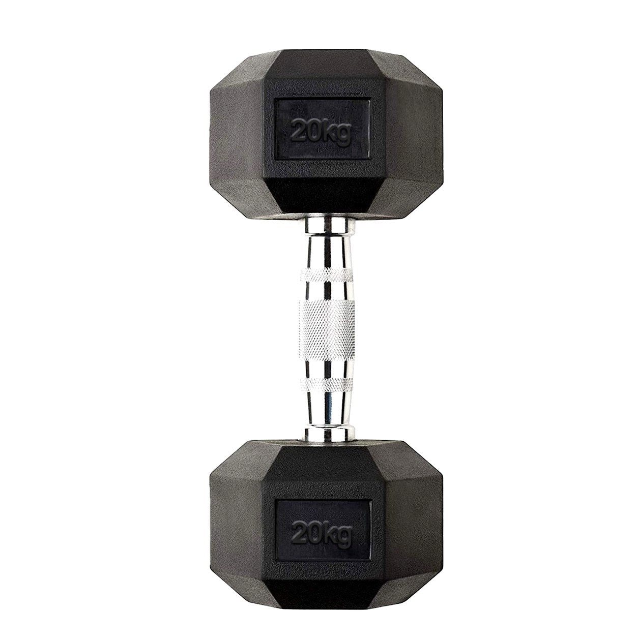Hex Dumbbells Pairs & Sets (2.5kg–60kg) – Rubber-Coated, Anti-Roll, Knurled Steel Grip – Strength Training Weights for Home Gym or Studio