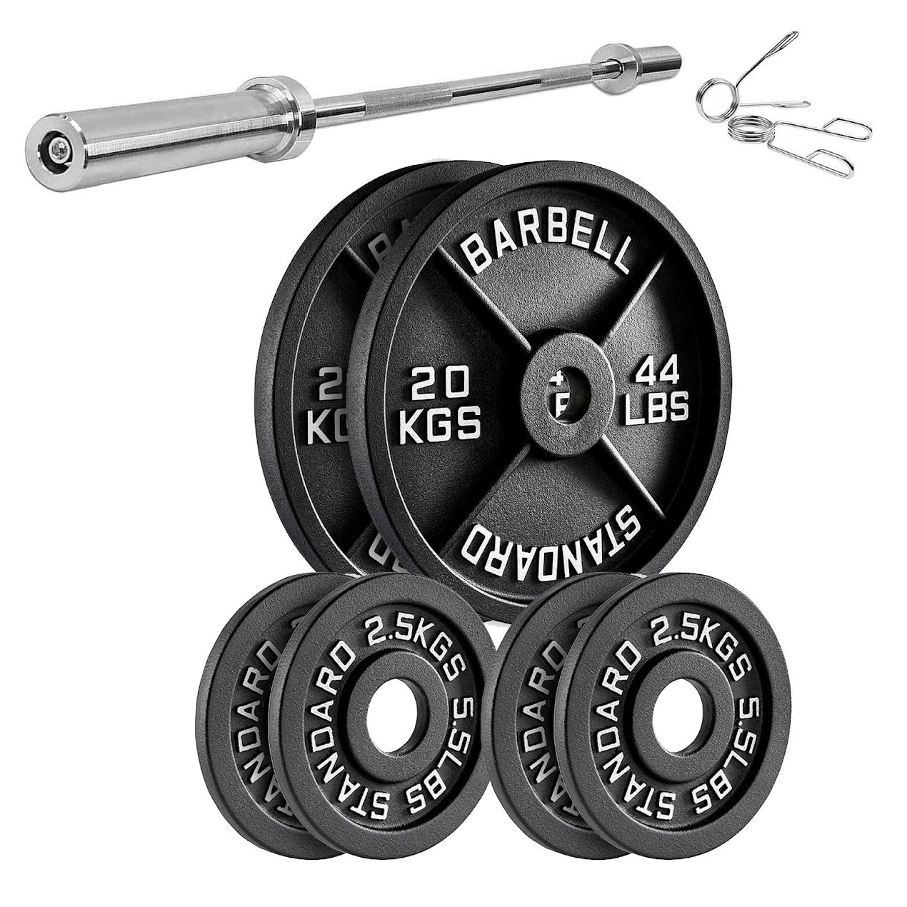 Heavy Duty Cast Iron Weight Plates – Strength Discs, Durable for Weightlifting & Dumbbell Training, Ideal for Home Gym