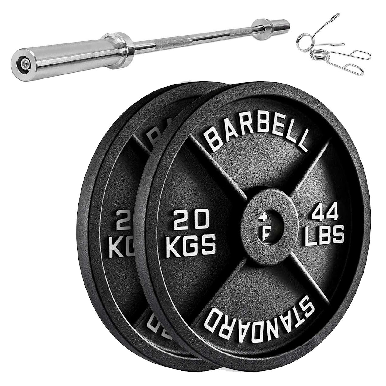 Heavy Duty Cast Iron Weight Plates – Strength Discs, Durable for Weightlifting & Dumbbell Training, Ideal for Home Gym