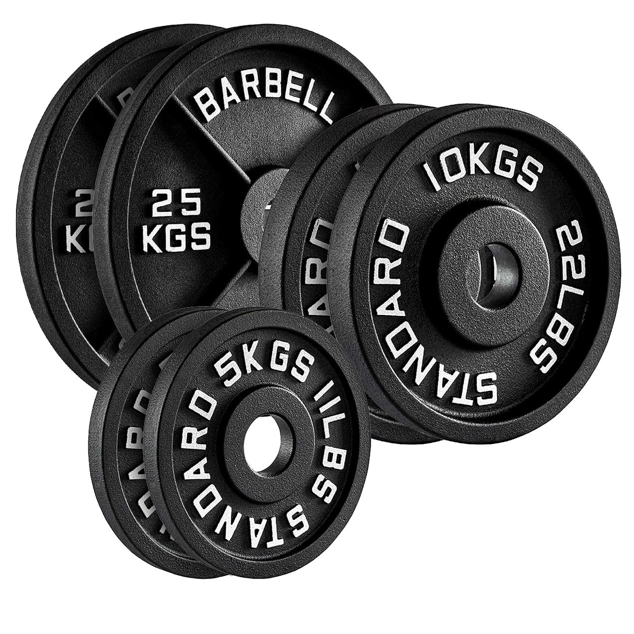 Heavy Duty Cast Iron Weight Plates – Strength Discs, Durable for Weightlifting & Dumbbell Training, Ideal for Home Gym