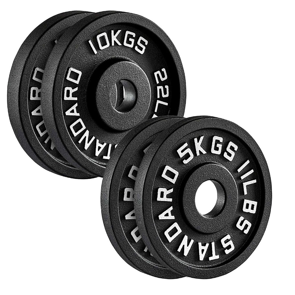 Heavy Duty Cast Iron Weight Plates – Strength Discs, Durable for Weightlifting & Dumbbell Training, Ideal for Home Gym
