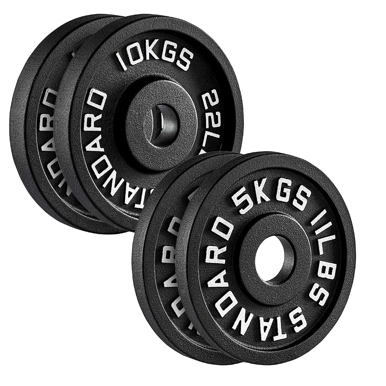 Heavy Duty Cast Iron Weight Plates – Strength Discs, Durable for Weightlifting & Dumbbell Training, Ideal for Home Gym