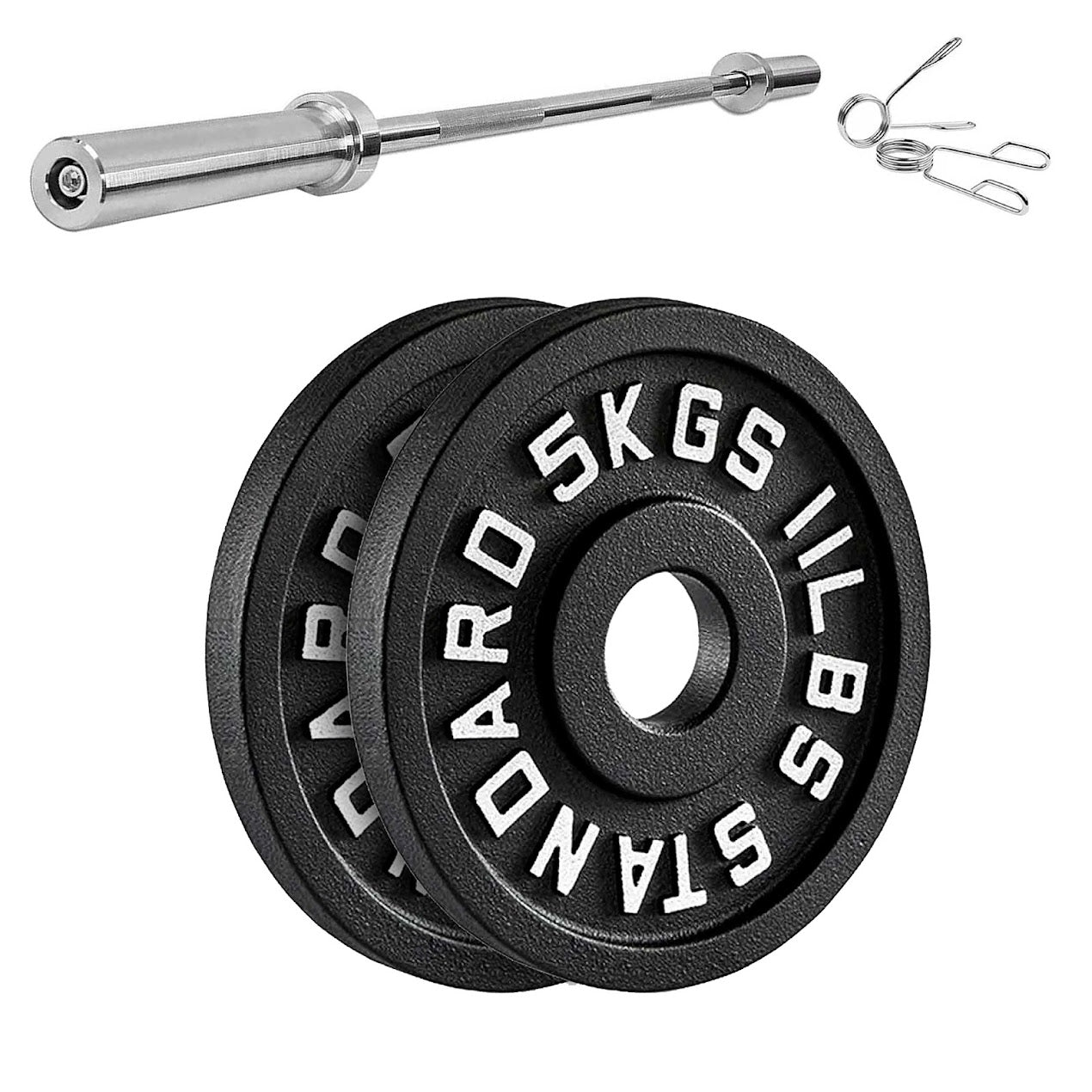 Heavy Duty Cast Iron Weight Plates – Strength Discs, Durable for Weightlifting & Dumbbell Training, Ideal for Home Gym