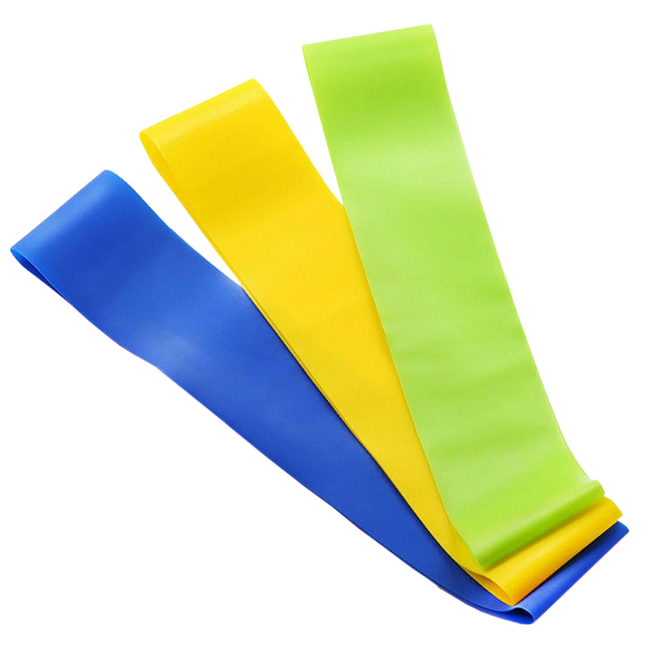 Light Resistance Loop Bands – 5‑Pack Latex Exercise Bands for Strength Training, Pilates, Yoga & Home Workouts – Compact, Color‑Coded & Non‑Roll