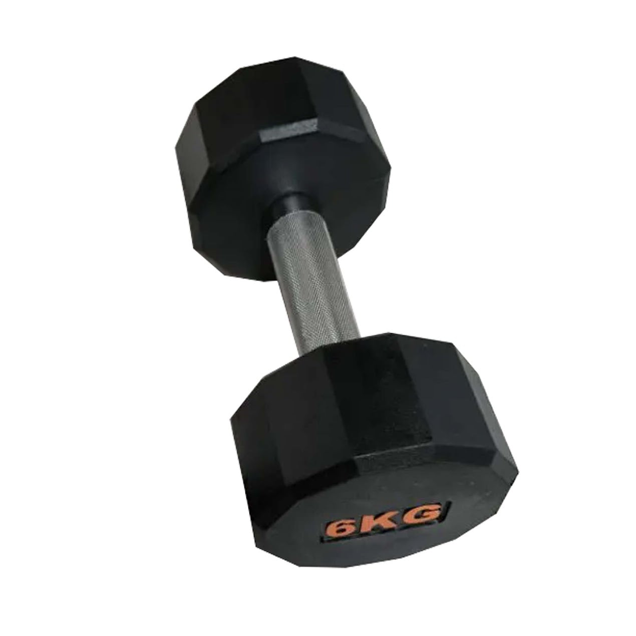 Hex Dumbbells with Rubber Coating, Anti-Roll Design, Knurled Grip for Strength Training – Space-Saving Free Weights for Home Gym and Studio Use