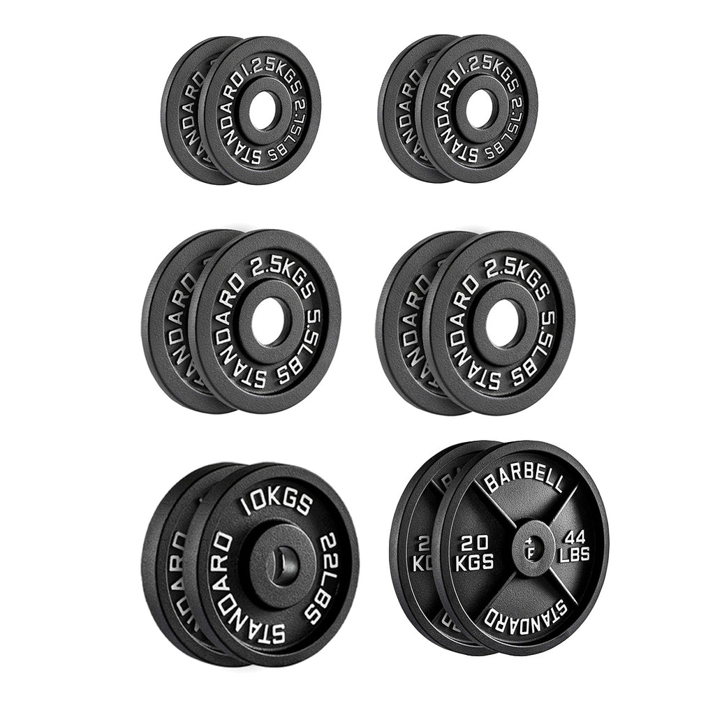 Heavy Duty Cast Iron Weight Plates – Strength Discs, Durable for Weightlifting & Dumbbell Training, Ideal for Home Gym