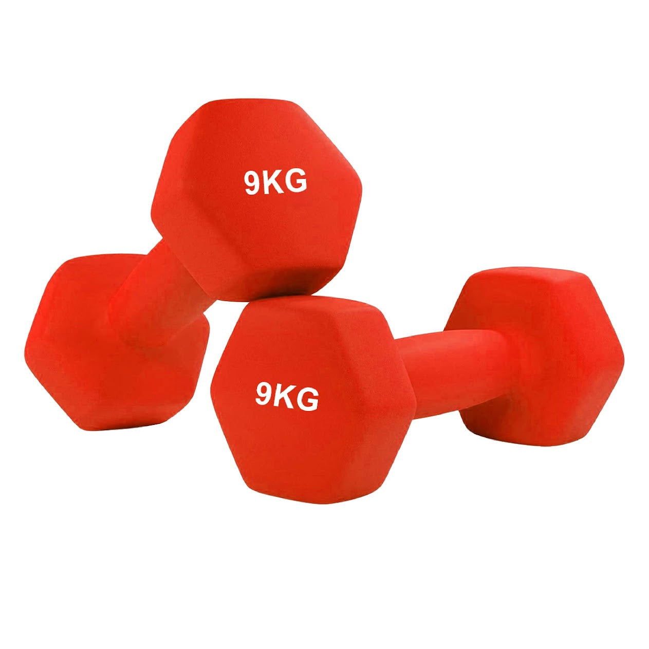 Non‑Slip Neoprene Hex Dumbbells – Anti‑Roll Free Weights for Strength Training, Toning, and Safe Storage in Compact Home Gym Spaces