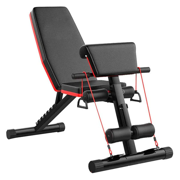 7‑Position Adjustable Weight Bench – Foldable Steel Frame, Quick Lock, Decline/Incline/Flat Angles – 320 kg Capacity – Ideal for Home Gyms