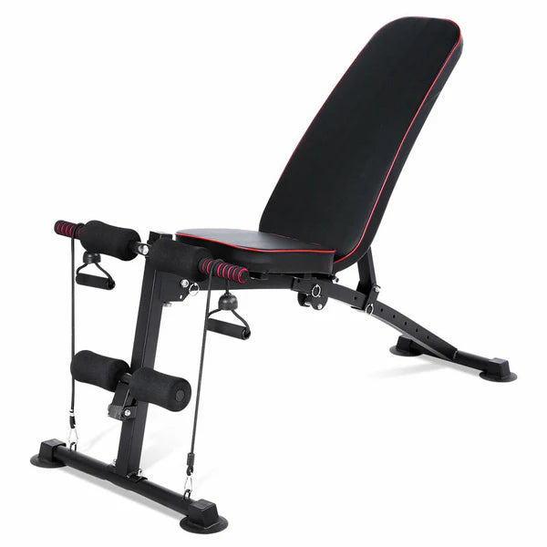 7‑Position Adjustable Weight Bench – Foldable Steel Frame, Quick Lock, Decline/Incline/Flat Angles – 320 kg Capacity – Ideal for Home Gyms