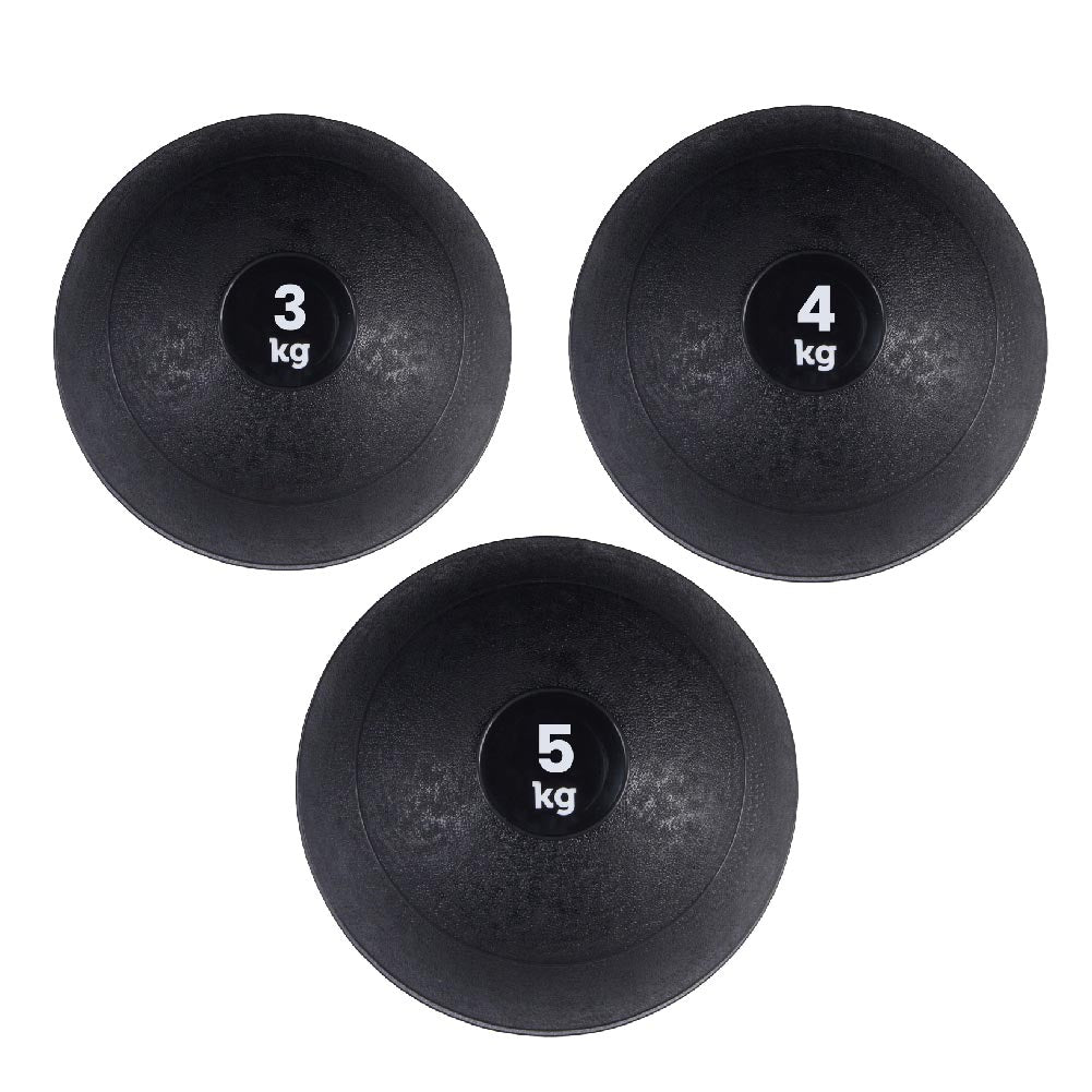 No‑Bounce Slam Ball for Home Workouts – Sand‑Filled, Textured Rubber Medicine Ball for Full‑Body Conditioning – 3kg–25kg – Space‑Saving Strength Gear