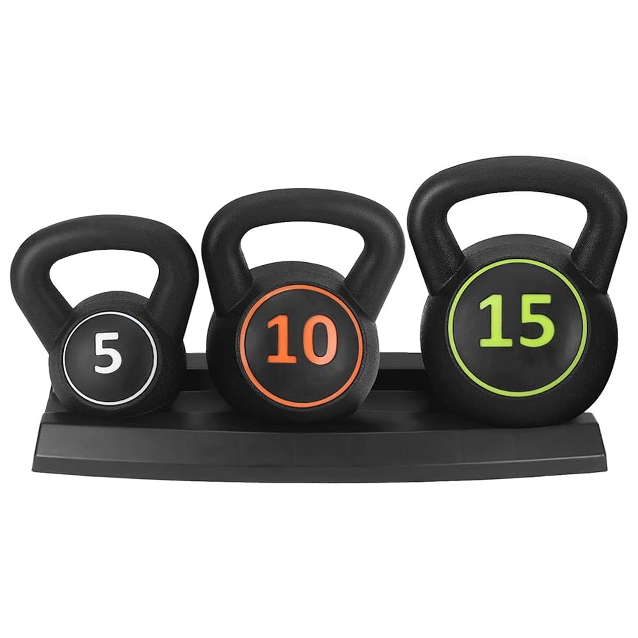 Total Body Kettlebell Kit – 3-Piece Set for Full-Range Strength, Cardio & Conditioning | Ergonomic Weights for Home & Gym Workouts | Durable & Balanced Design
