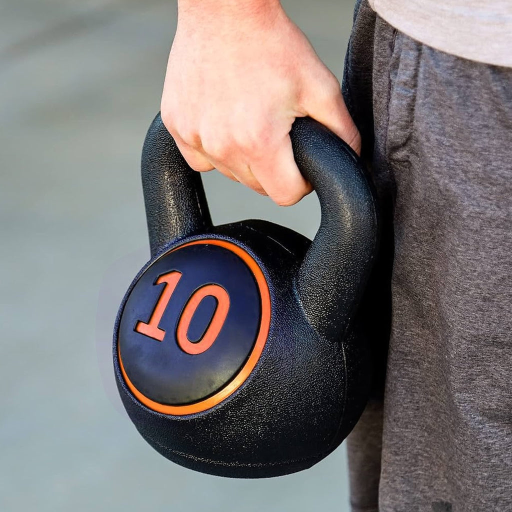 Total Body Kettlebell Kit – 3-Piece Set for Full-Range Strength, Cardio & Conditioning | Ergonomic Weights for Home & Gym Workouts | Durable & Balanced Design