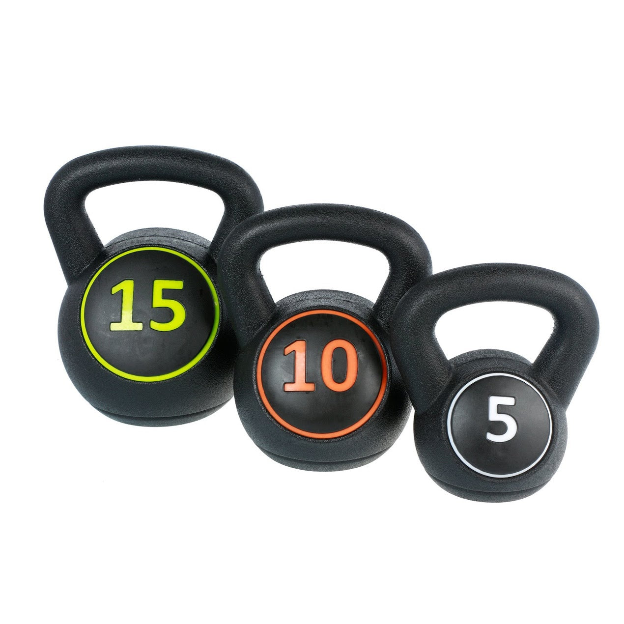 Total Body Kettlebell Kit – 3-Piece Set for Full-Range Strength, Cardio & Conditioning | Ergonomic Weights for Home & Gym Workouts | Durable & Balanced Design