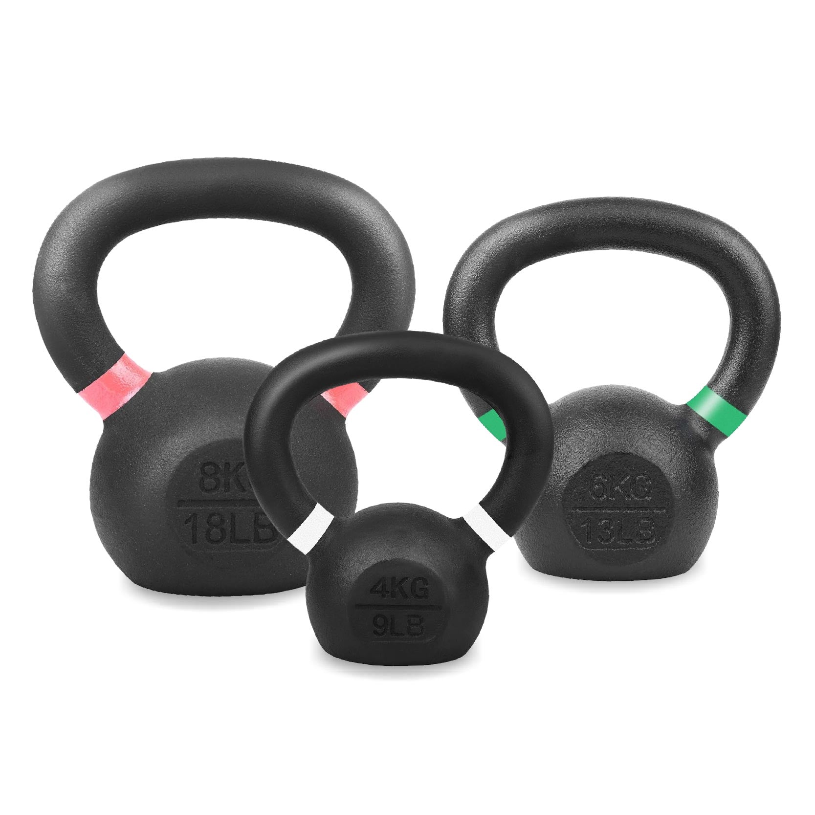 Ultimate Home Gym Kettlebell – Solid Cast Iron, Powder-Coated Grip, Anti-Roll Base, Ideal for Strength Training & Functional Fitness Spaces