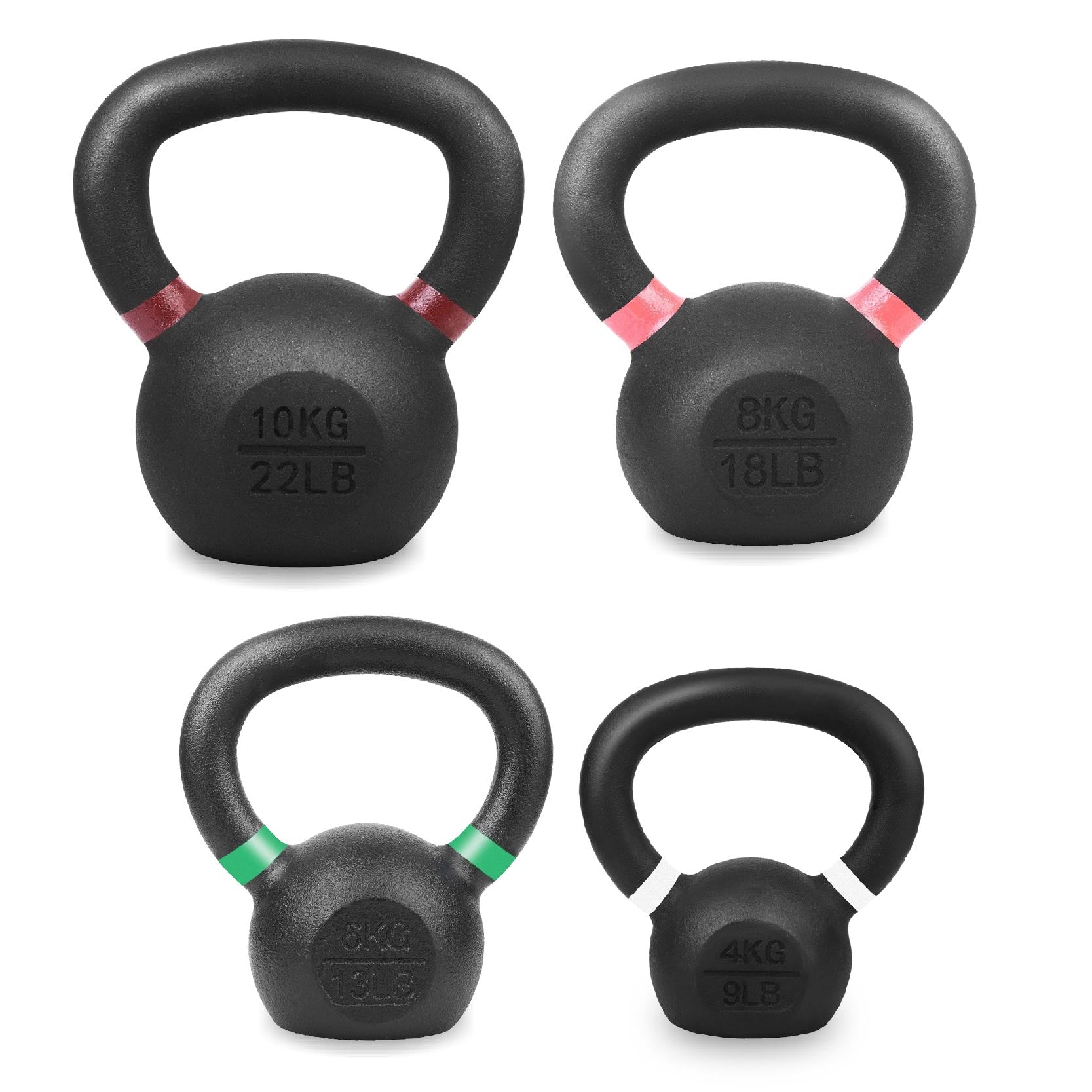 Ultimate Home Gym Kettlebell – Solid Cast Iron, Powder-Coated Grip, Anti-Roll Base, Ideal for Strength Training & Functional Fitness Spaces