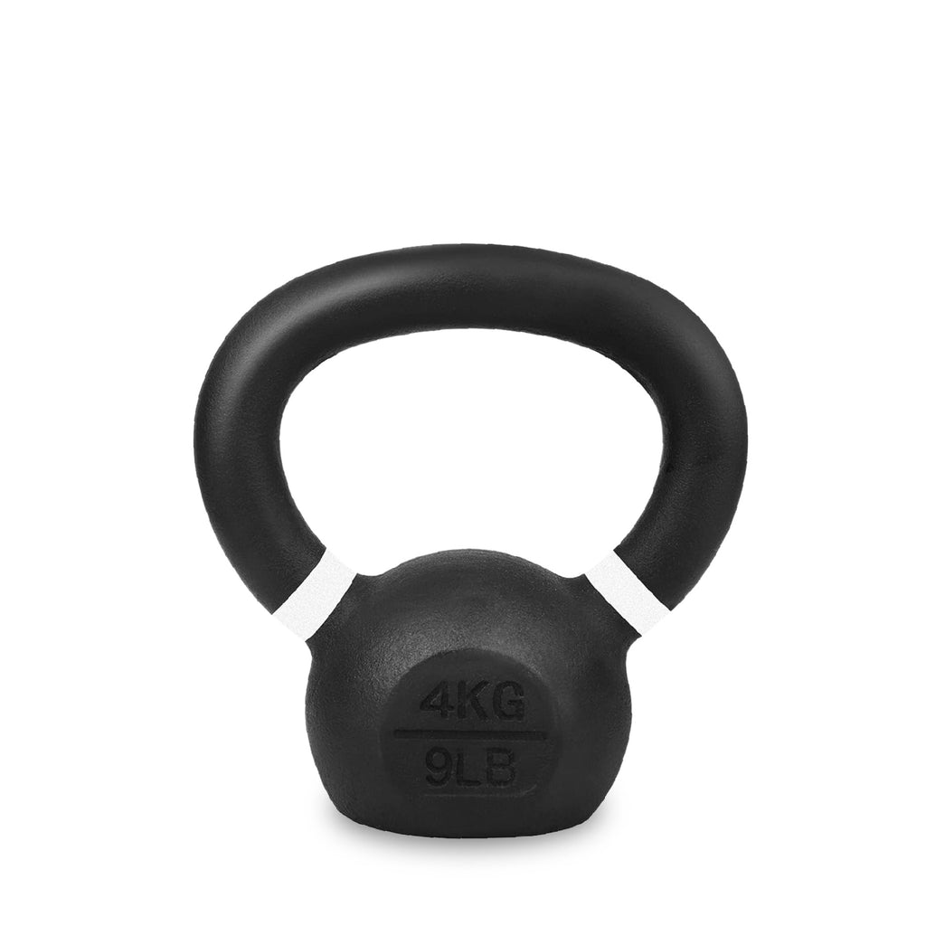 Ultimate Home Gym Kettlebell – Solid Cast Iron, Powder-Coated Grip, Anti-Roll Base, Ideal for Strength Training & Functional Fitness Spaces