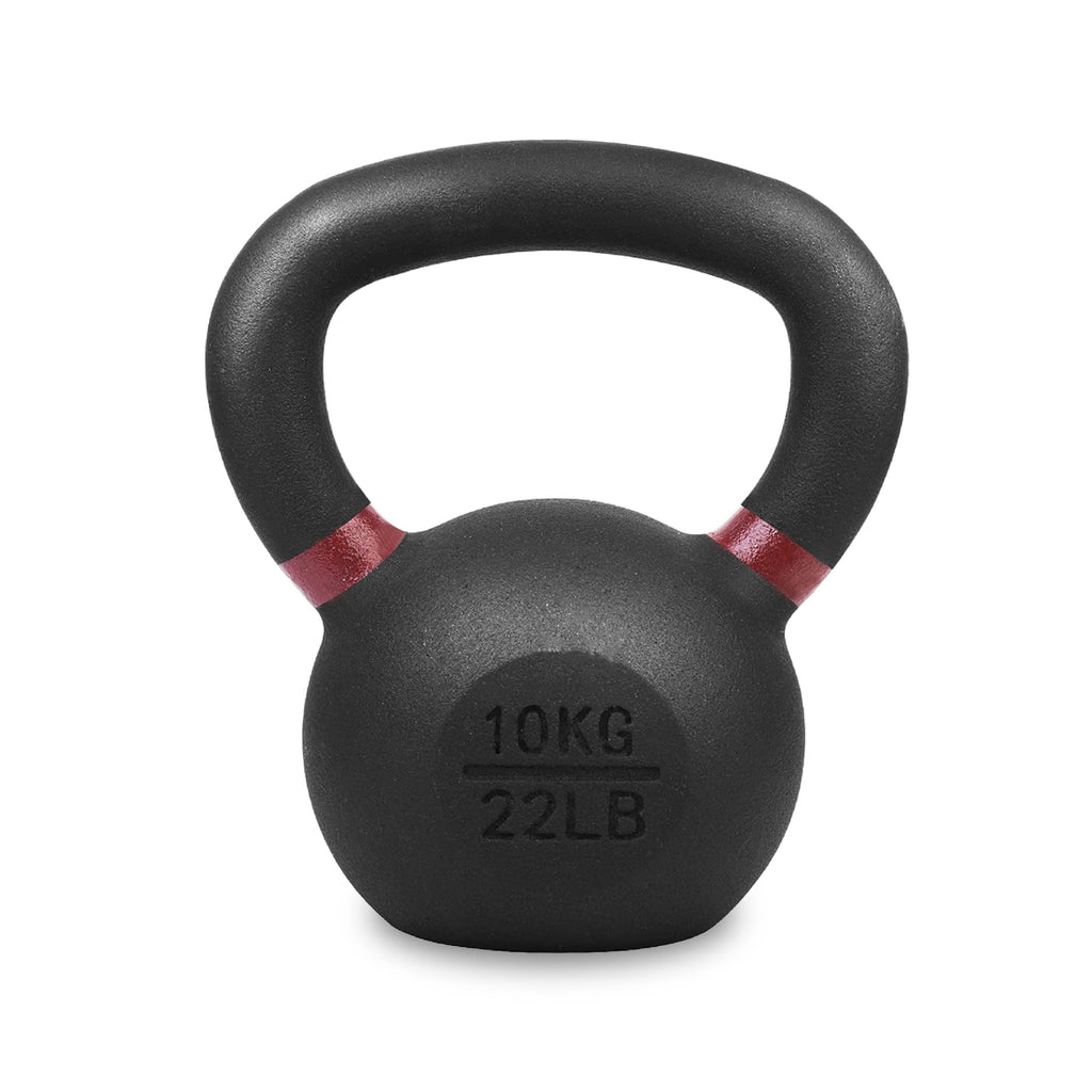 Ultimate Home Gym Kettlebell – Solid Cast Iron, Powder-Coated Grip, Anti-Roll Base, Ideal for Strength Training & Functional Fitness Spaces