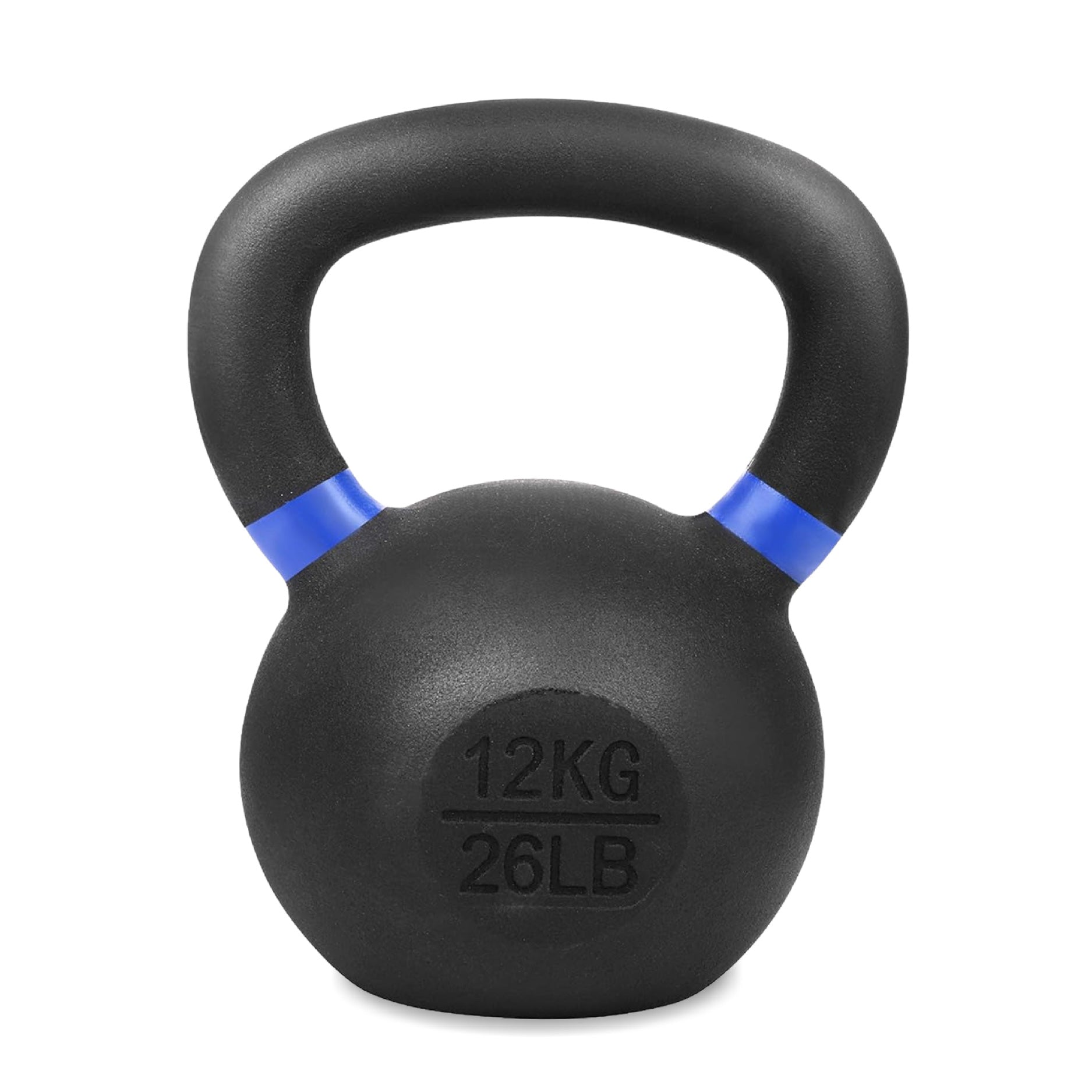 Ultimate Home Gym Kettlebell – Solid Cast Iron, Powder-Coated Grip, Anti-Roll Base, Ideal for Strength Training & Functional Fitness Spaces