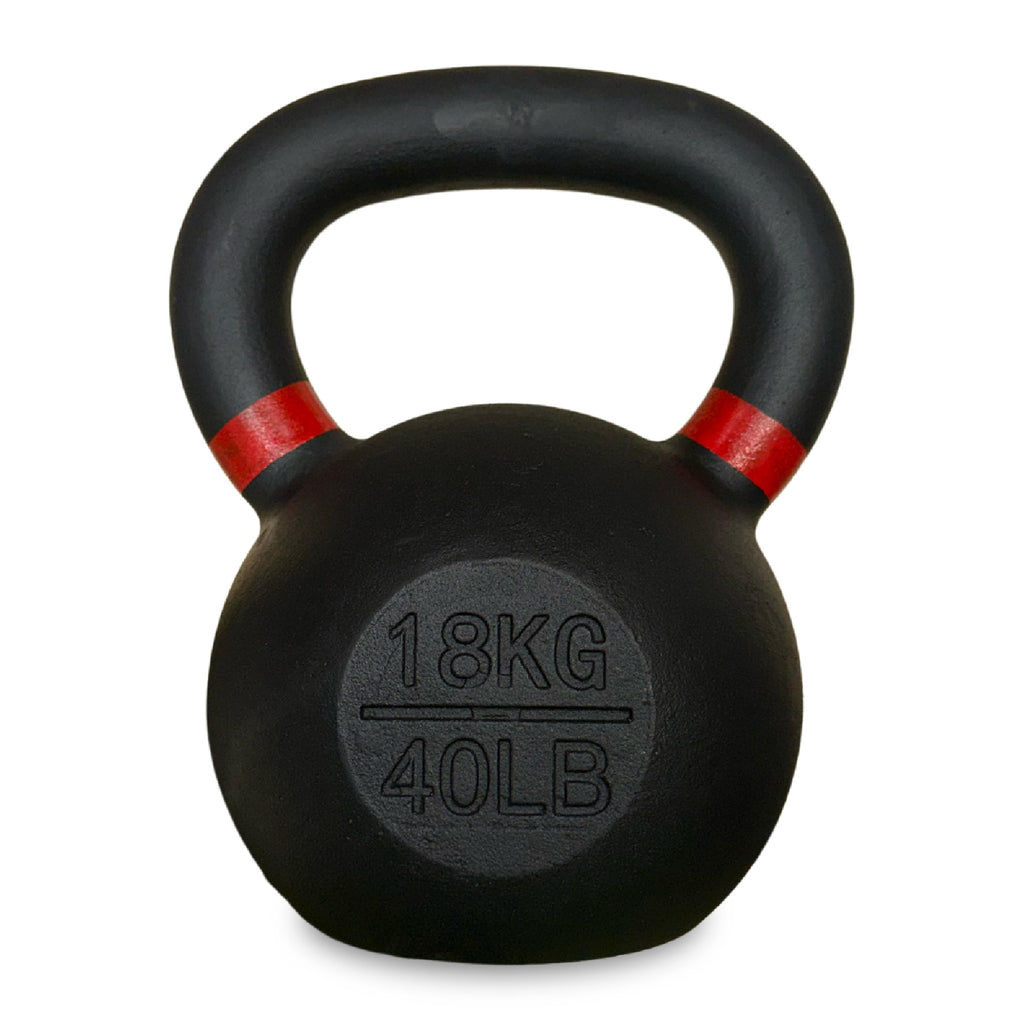 Ultimate Home Gym Kettlebell – Solid Cast Iron, Powder-Coated Grip, Anti-Roll Base, Ideal for Strength Training & Functional Fitness Spaces