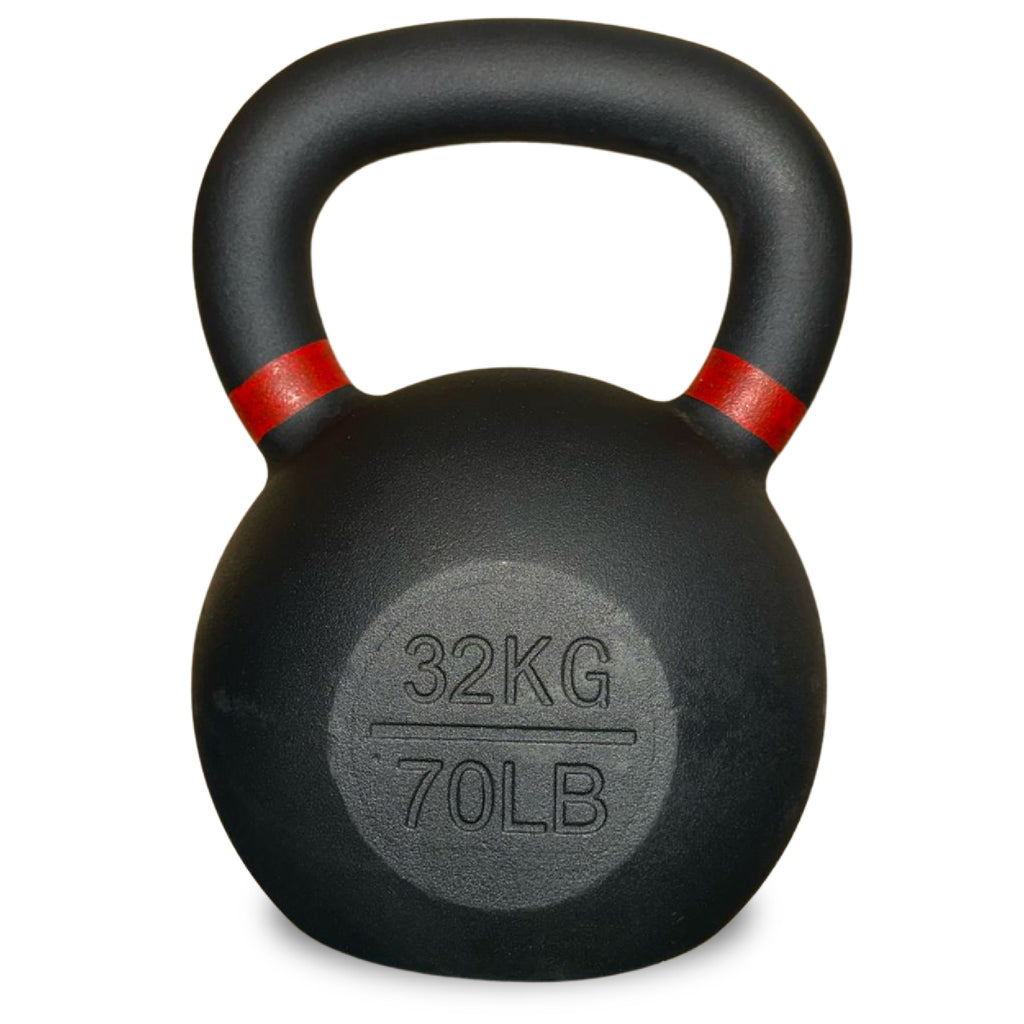 Ultimate Home Gym Kettlebell – Solid Cast Iron, Powder-Coated Grip, Anti-Roll Base, Ideal for Strength Training & Functional Fitness Spaces