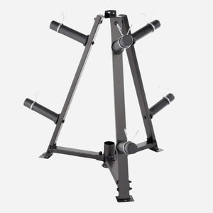 Vertical Weight Plates & Dumbbell Rack – Heavy‑Duty Steel Frame, 300 kg Capacity, Fasten Clamps, Space‑Saving Home Gym Storage