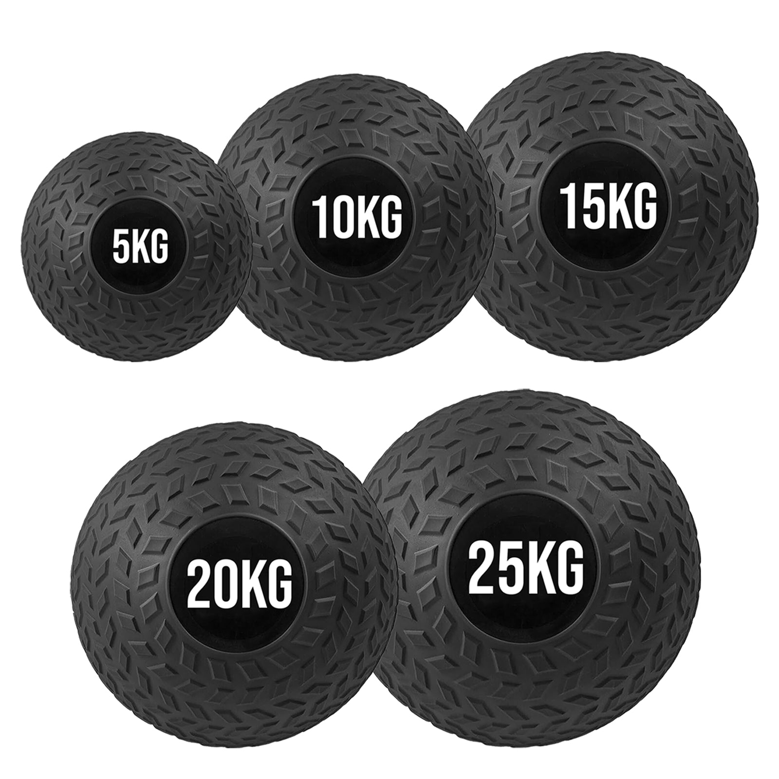 Smash-Proof Slam Ball – Textured Rubber, No‑Bounce Power Ball for Core & Strength Workouts, Durable Grip Training Gear for Home & Garage Gyms