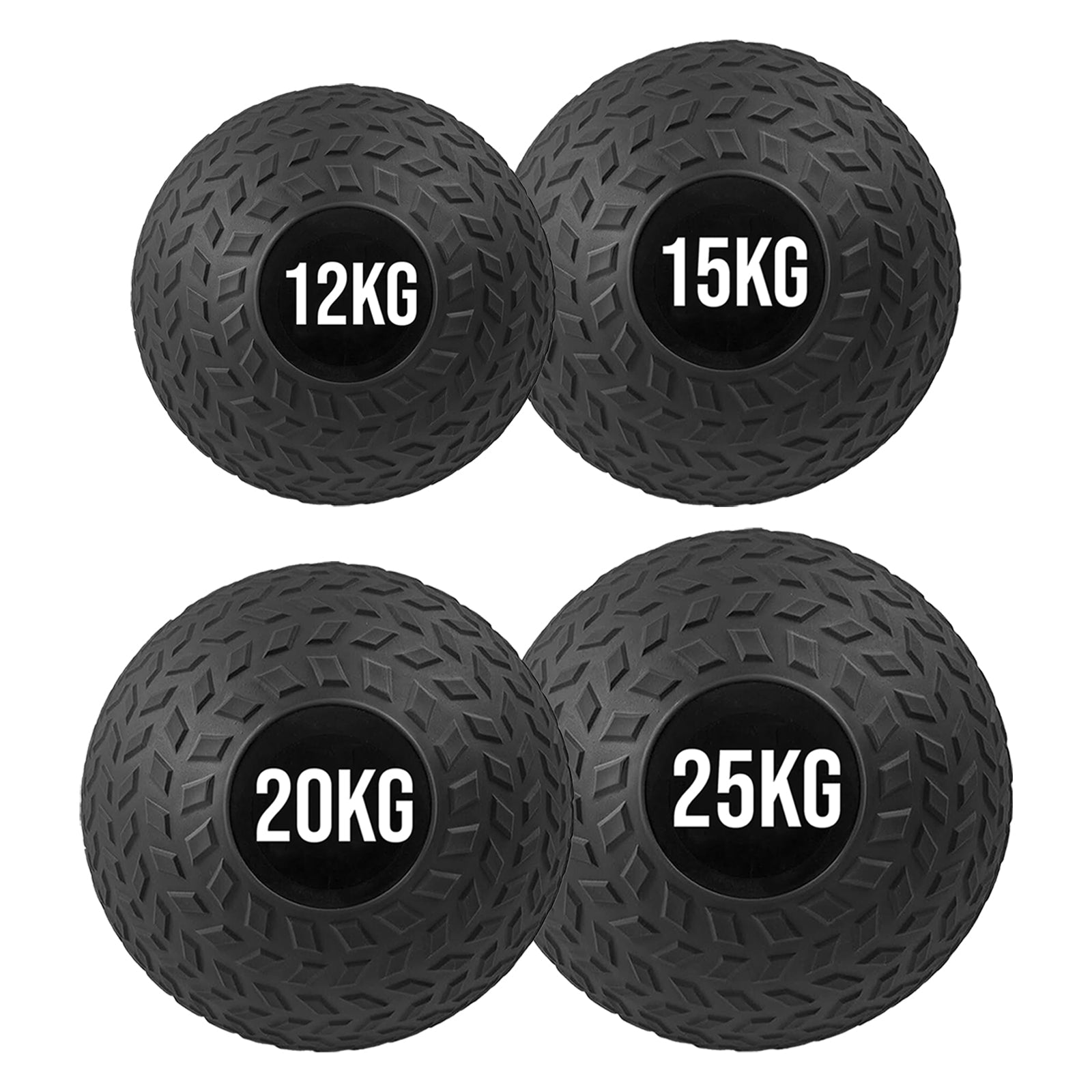 Smash-Proof Slam Ball – Textured Rubber, No‑Bounce Power Ball for Core & Strength Workouts, Durable Grip Training Gear for Home & Garage Gyms
