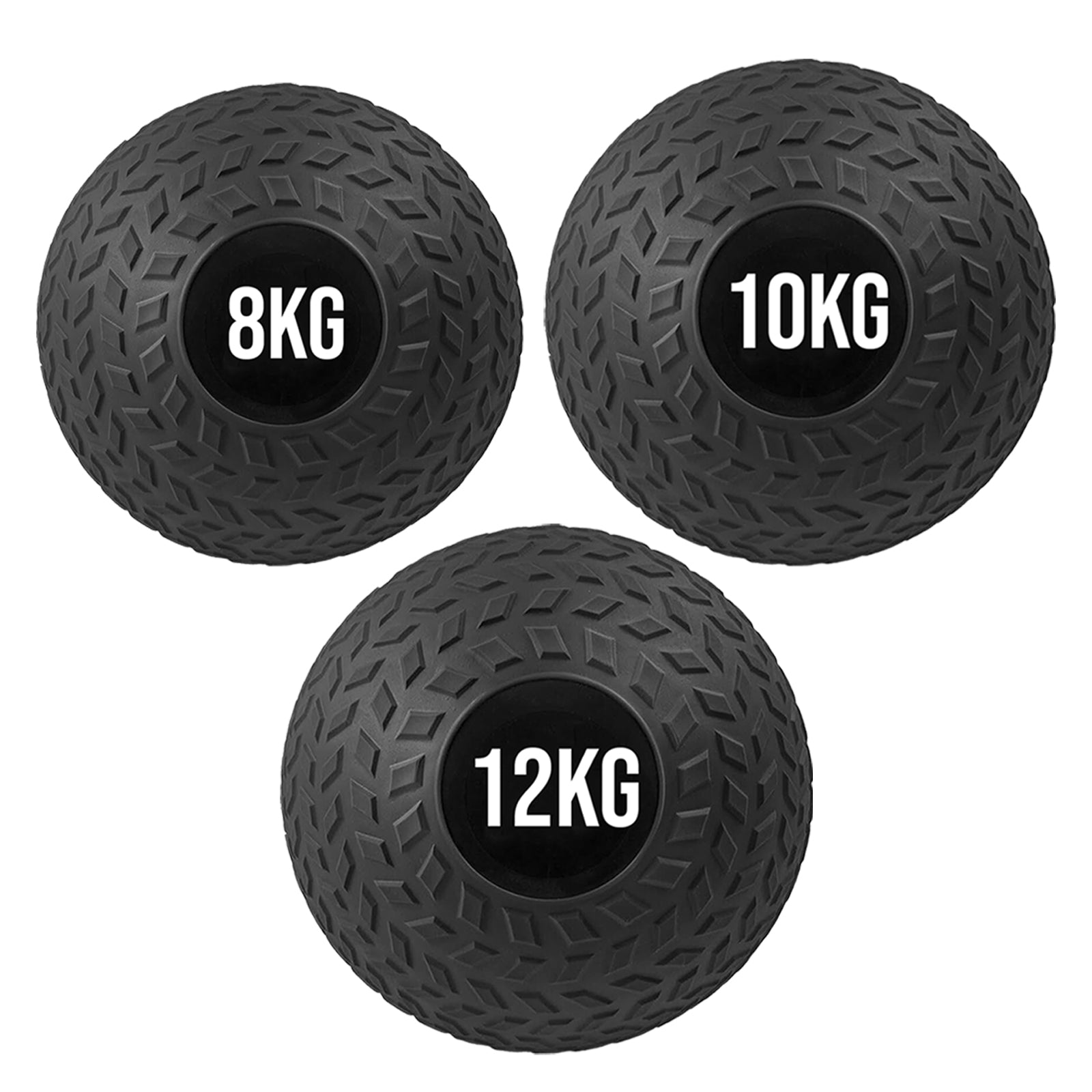 Smash-Proof Slam Ball – Textured Rubber, No‑Bounce Power Ball for Core & Strength Workouts, Durable Grip Training Gear for Home & Garage Gyms