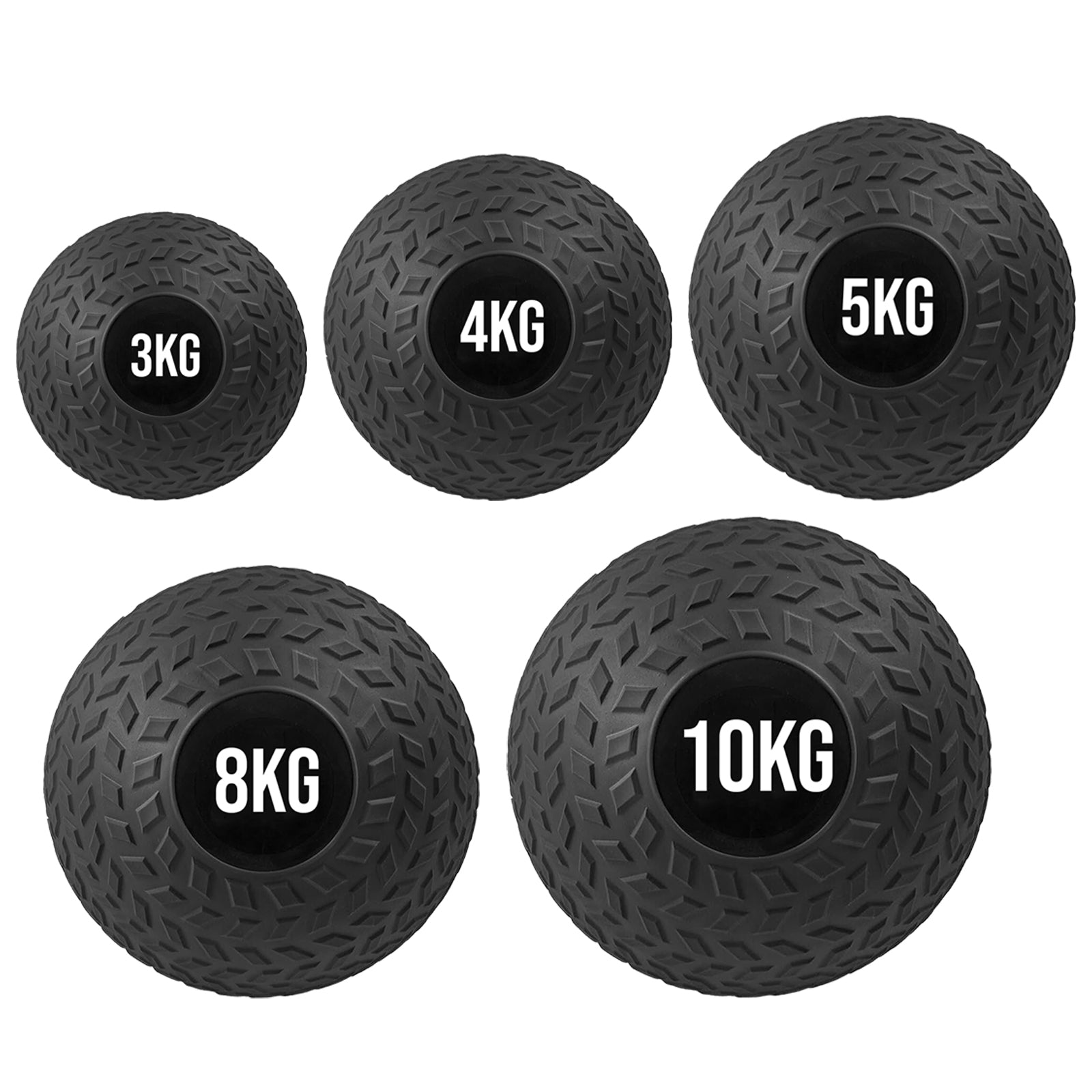 Smash-Proof Slam Ball – Textured Rubber, No‑Bounce Power Ball for Core & Strength Workouts, Durable Grip Training Gear for Home & Garage Gyms
