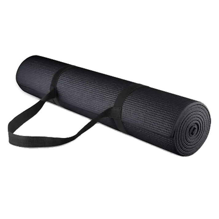 15mm Extra Thick Non-Slip Yoga Mat – Eco-Friendly NBR Foam with Carry Strap for Pilates, HIIT, Stretching & Home Gym Workouts