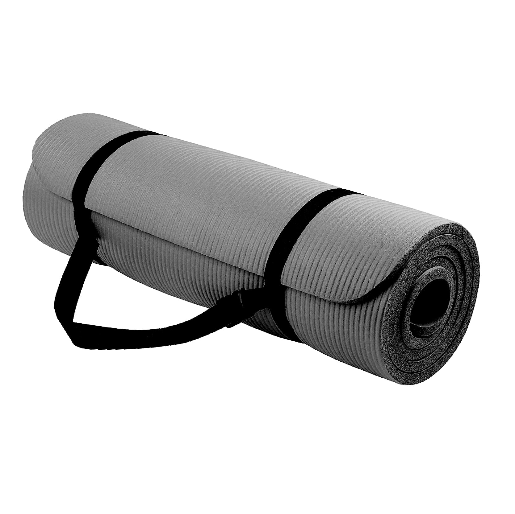 10mm Extra Thick Non-Slip Yoga Mat – Eco-Friendly NBR Foam with Carry Strap for Pilates, HIIT, Stretching & Home Gym Workouts