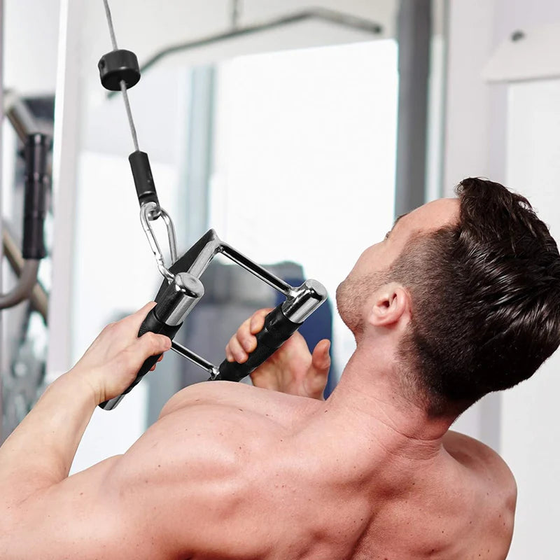 Target Every Muscle with Cable Machine Attachments | Multi-Angle Bars & Grips for Strength, Control & Isolation | Perfect for Home & Commercial Gym Training