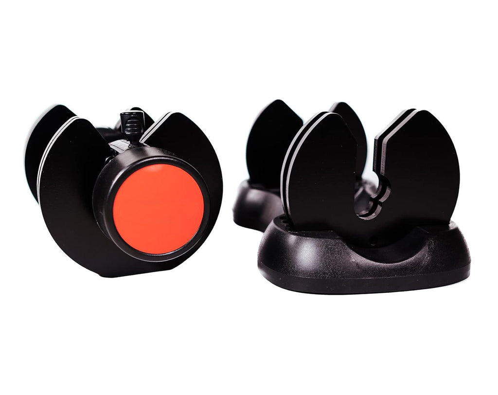 EliteFit 5‑in‑1 Adjustable Dumbbell Pair (2.5–12.5 kg) – Rubber-Coated Cast Iron, Safety Lock, Compact Strength Training for Home Gym & Studio