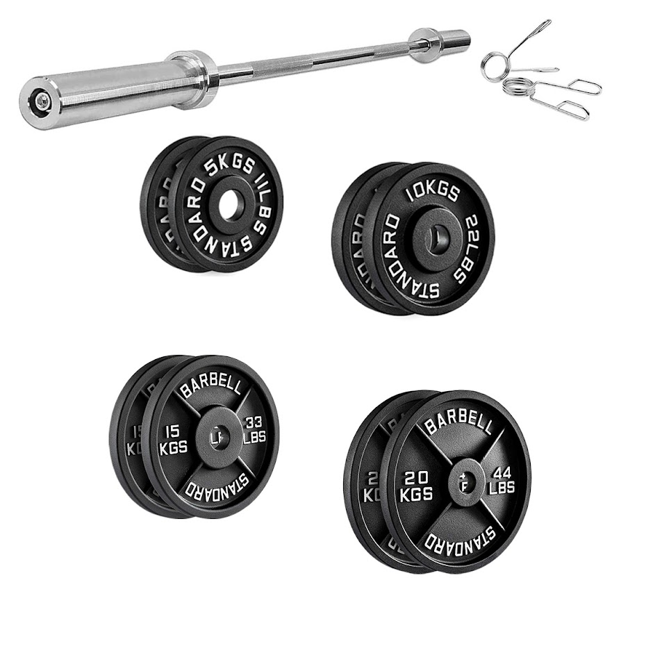Heavy Duty Cast Iron Weight Plates – Strength Discs, Durable for Weightlifting & Dumbbell Training, Ideal for Home Gym