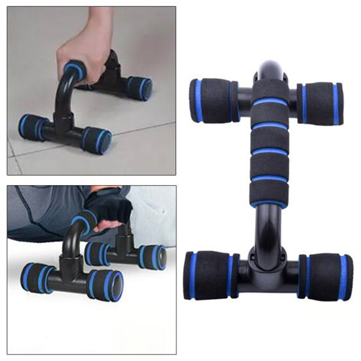 Strength Station Push-Up Handles | Enhance Chest & Shoulder Workouts | Premium Grip Support | Joint-Friendly Design for Home & Gym Training | Compact & Durable