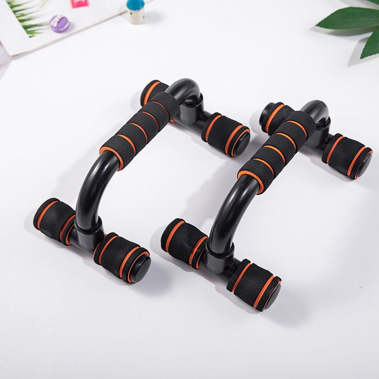 Strength Station Push-Up Handles | Enhance Chest & Shoulder Workouts | Premium Grip Support | Joint-Friendly Design for Home & Gym Training | Compact & Durable