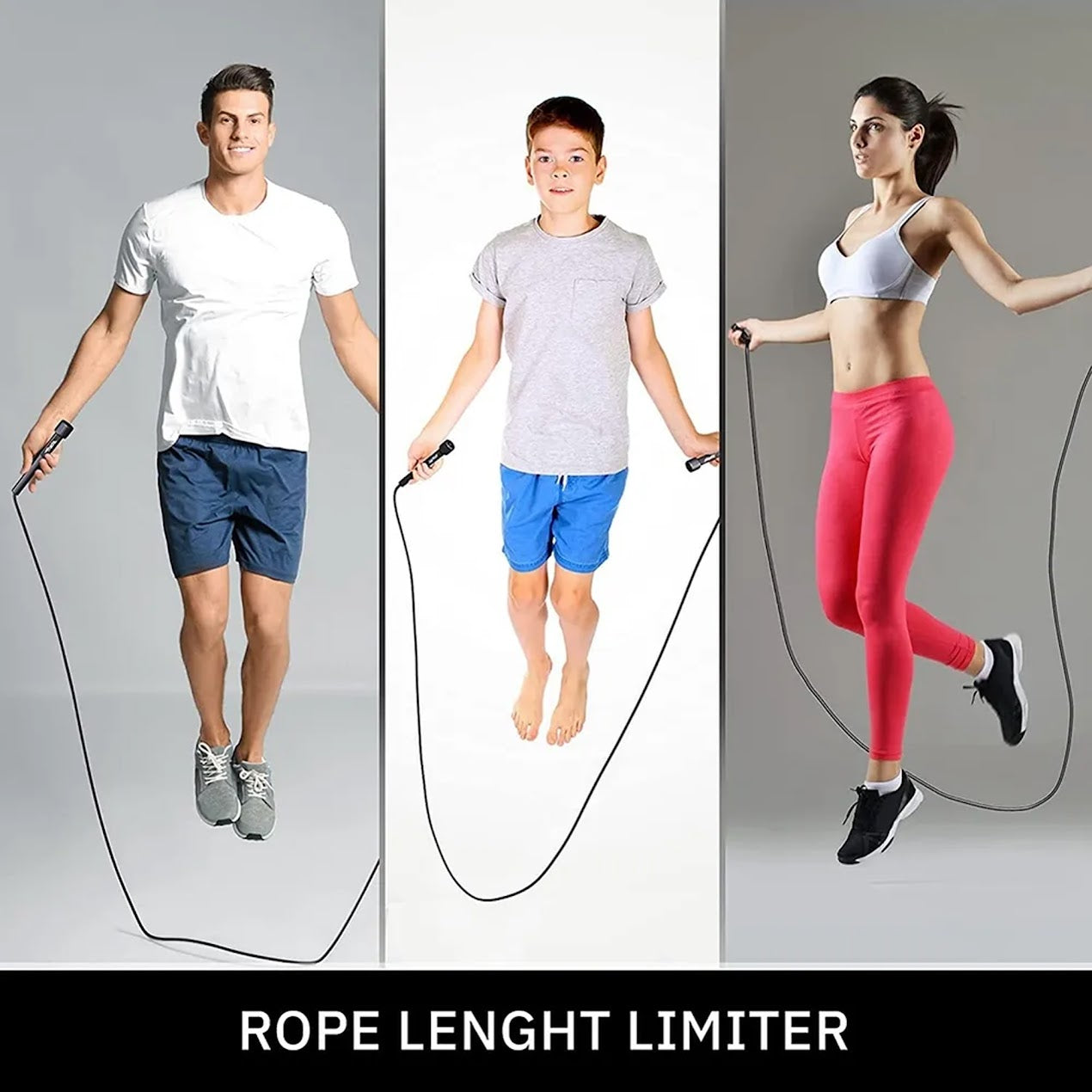 High-Speed Jump Rope – Adjustable Length, Tangle-Free Design, and Durable Build for Intense Cardio, Fat Burning & Home Fitness Workouts in Any Space