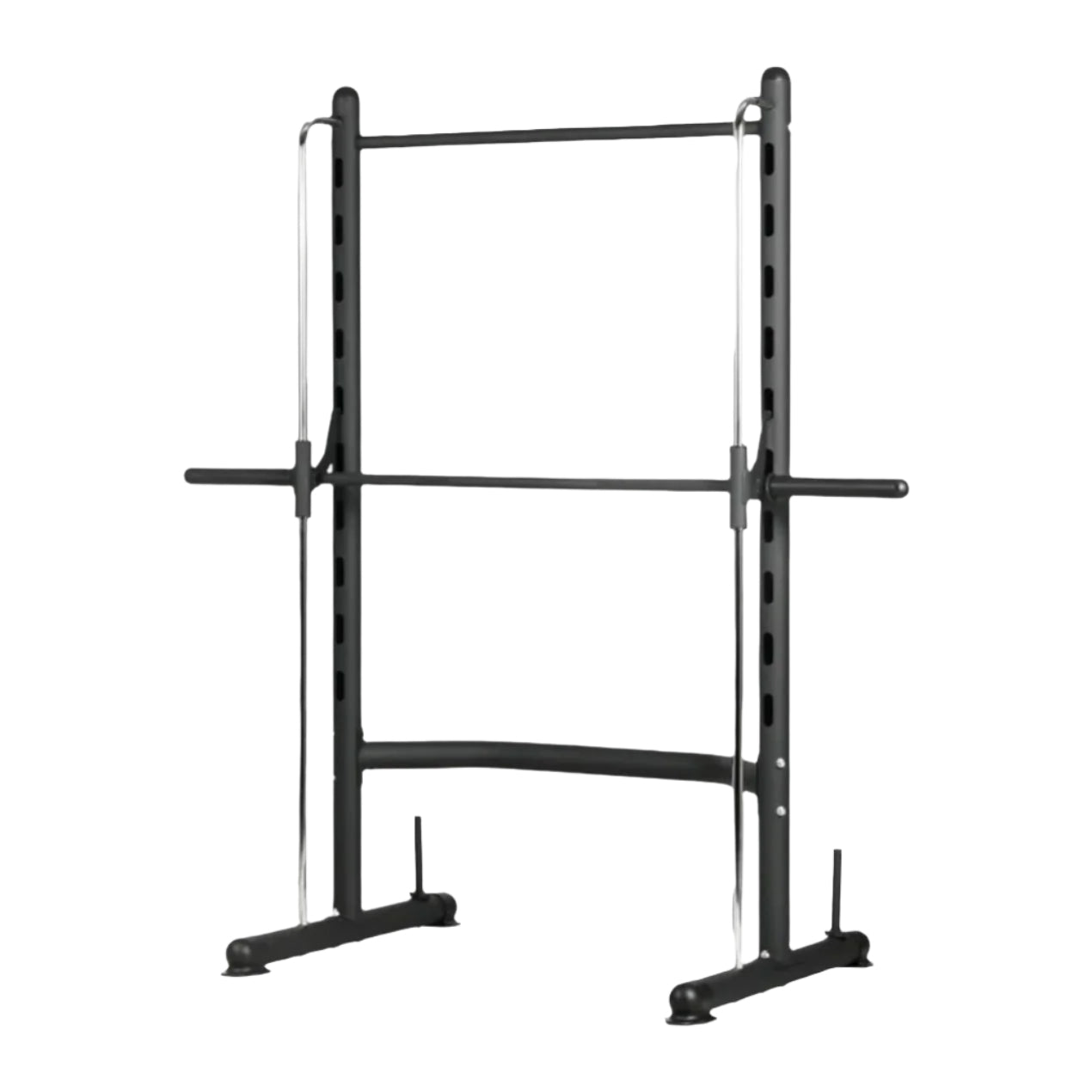 Multi-Functional Smith Squat Rack with Pull-Up Bar – Heavy Duty Steel – Adjustable Bar Heights – Strength Training Station for Home Gym Use