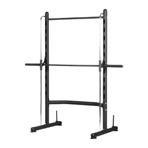Multi-Functional Smith Squat Rack with Pull-Up Bar – Heavy Duty Steel – Adjustable Bar Heights – Strength Training Station for Home Gym Use