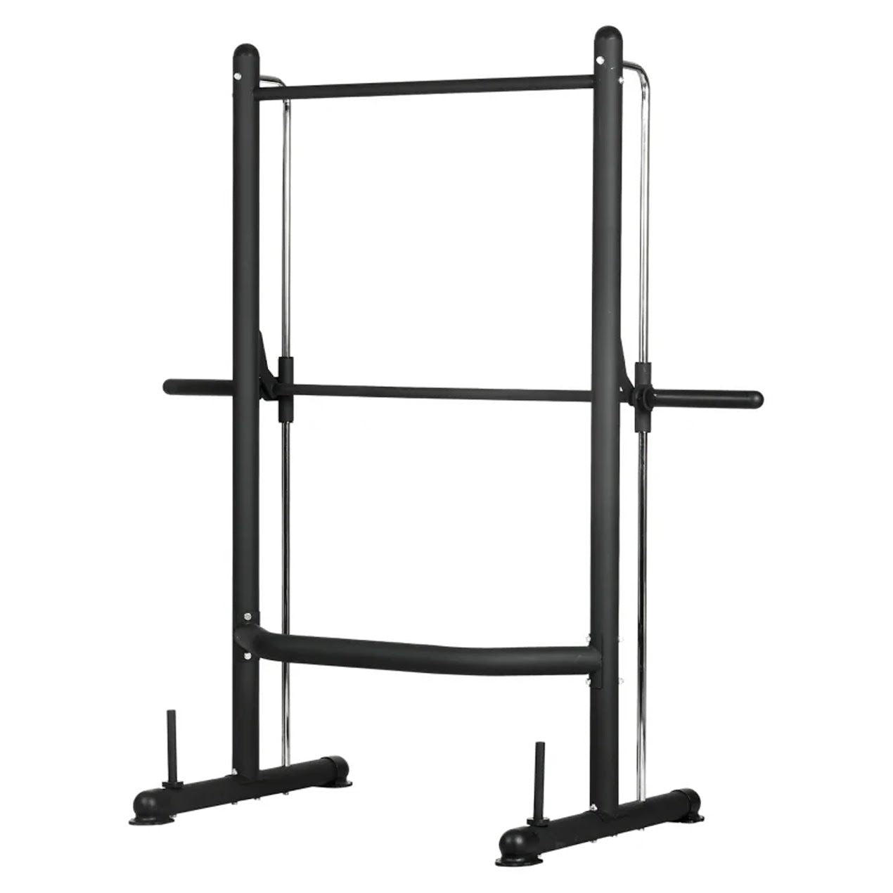 Multi-Functional Smith Squat Rack with Pull-Up Bar – Heavy Duty Steel – Adjustable Bar Heights – Strength Training Station for Home Gym Use