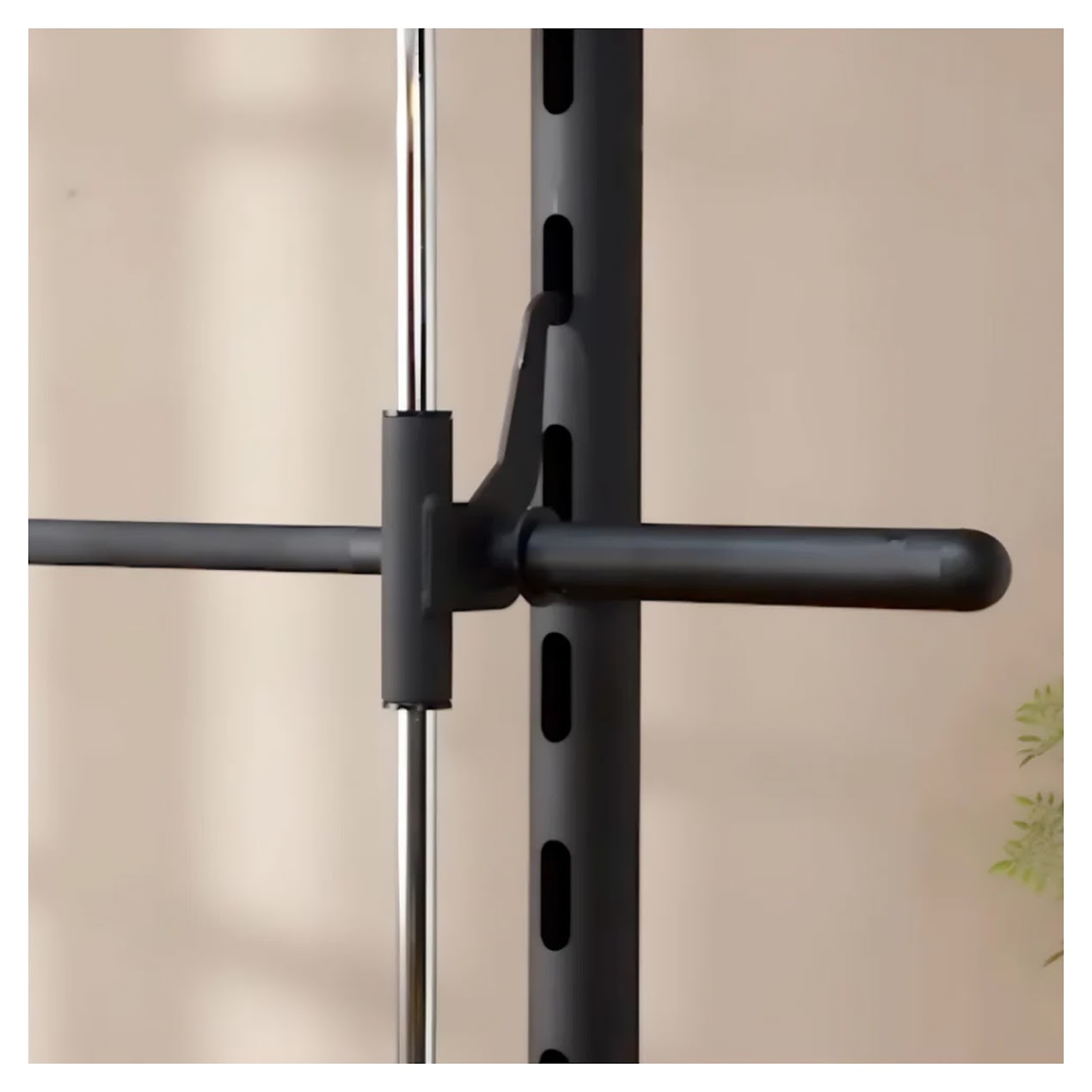 Multi-Functional Smith Squat Rack with Pull-Up Bar – Heavy Duty Steel – Adjustable Bar Heights – Strength Training Station for Home Gym Use