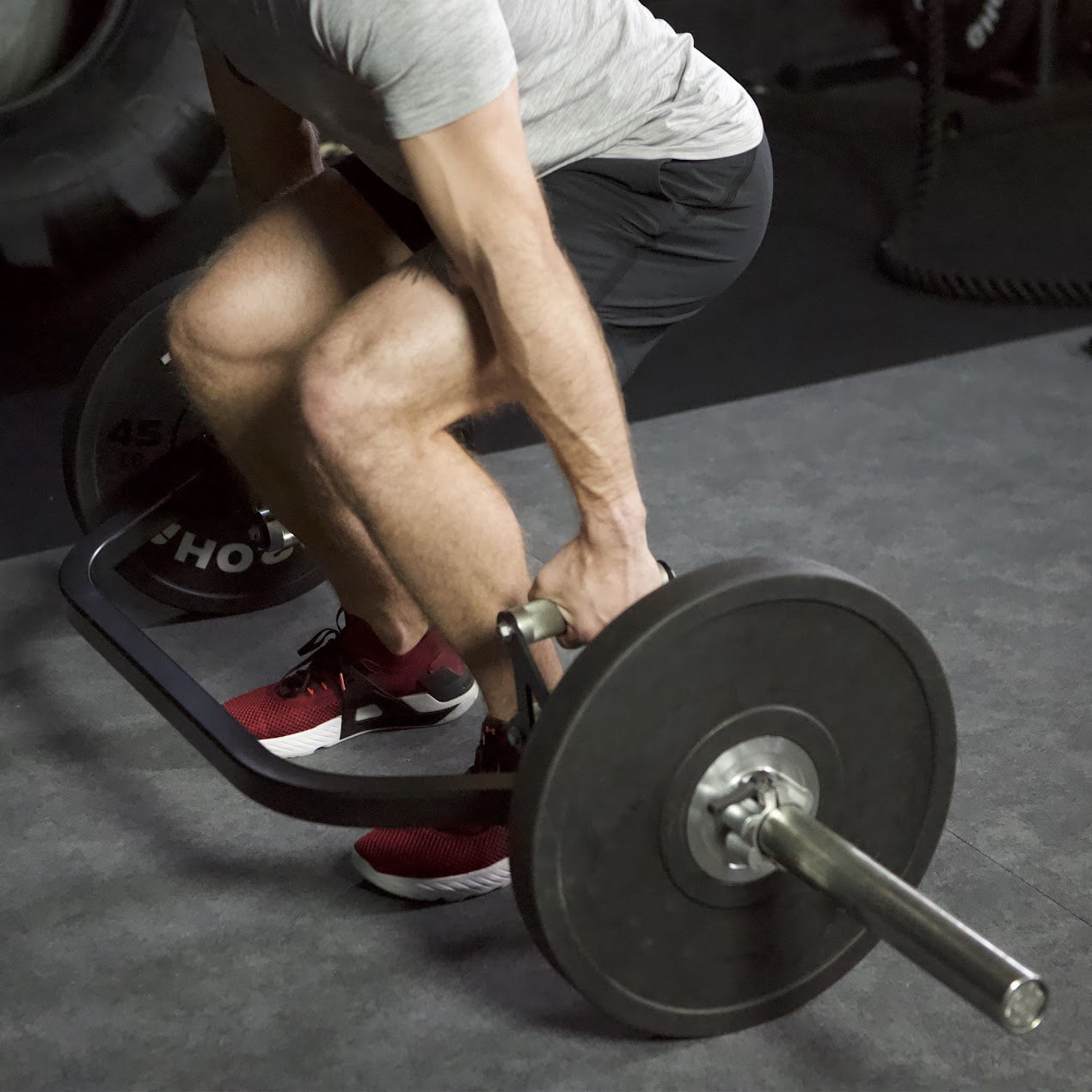 Premium Steel 20 kg Hex Trap Bar – Open-Ended Frame, Deadlift Jack & Smooth-Spin Sleeves – Ideal for Shrugs, Deadlifts & Home Fitness Spaces