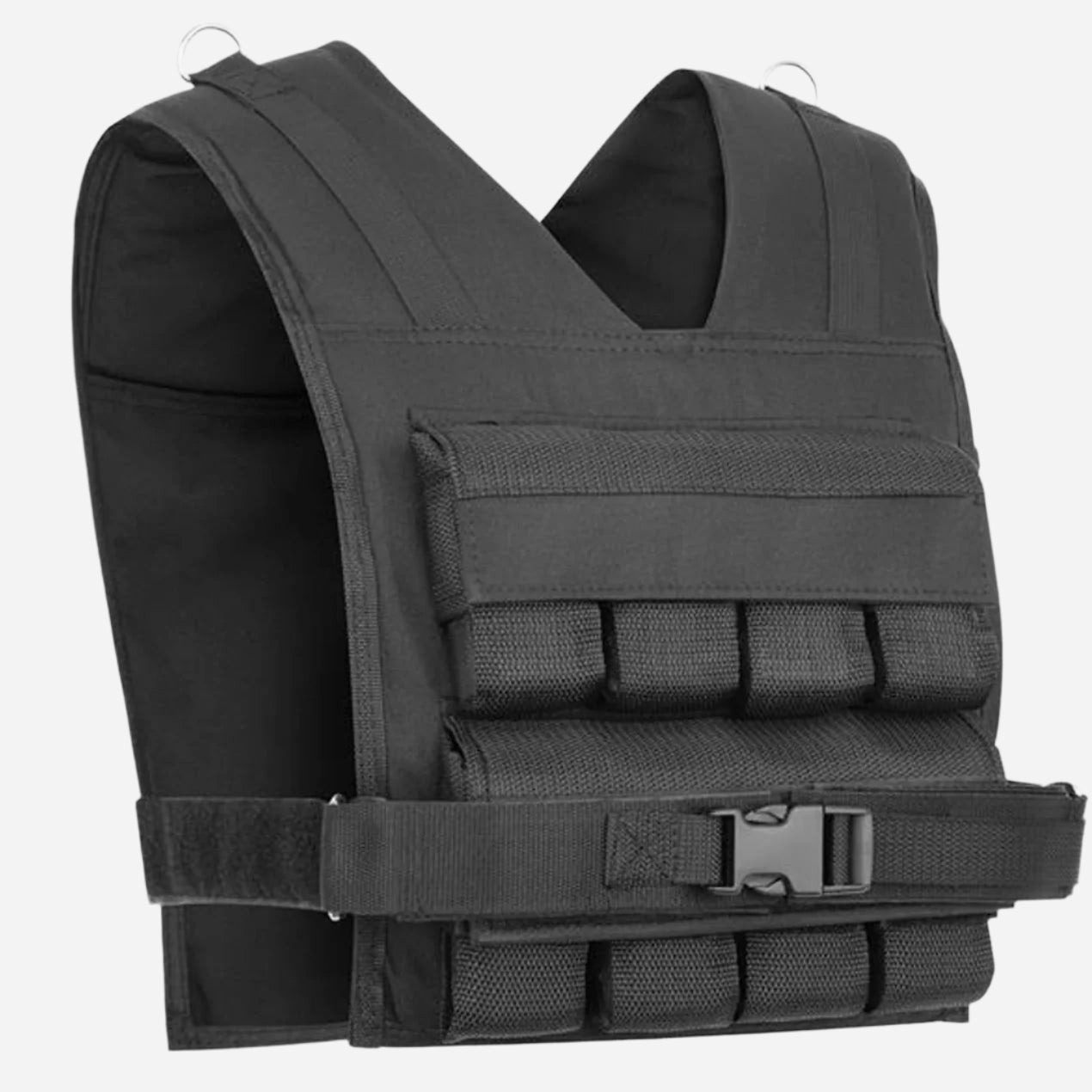 Power Load 30kg Weighted Vest for Full-Body Training | Adjustable Fit with Removable Steel Weights & Reflective Design | Ideal for Running, Cardio & Strength Workouts