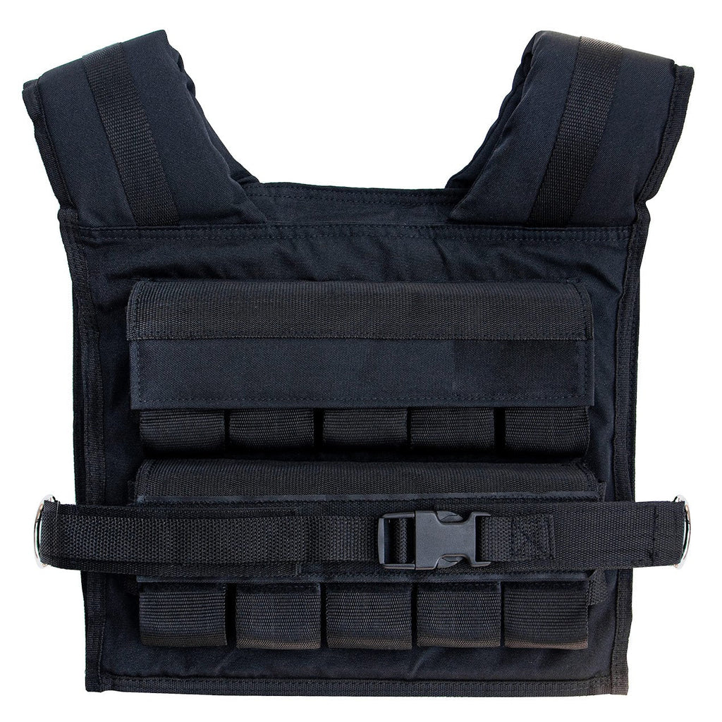 Power Load 30kg Weighted Vest for Full-Body Training | Adjustable Fit with Removable Steel Weights & Reflective Design | Ideal for Running, Cardio & Strength Workouts